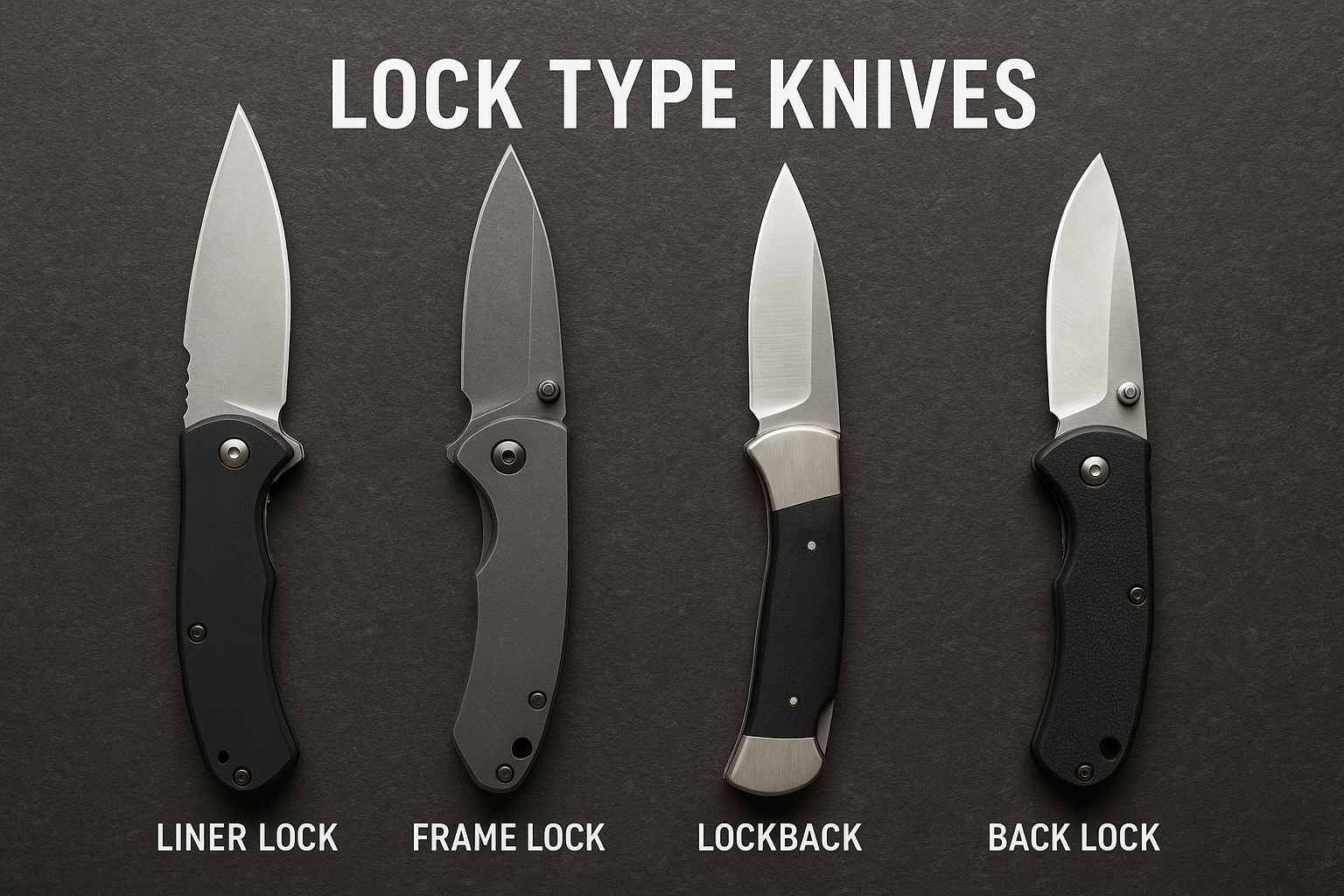 Lock Type Knife Showcase Lock Type Knife Showcase